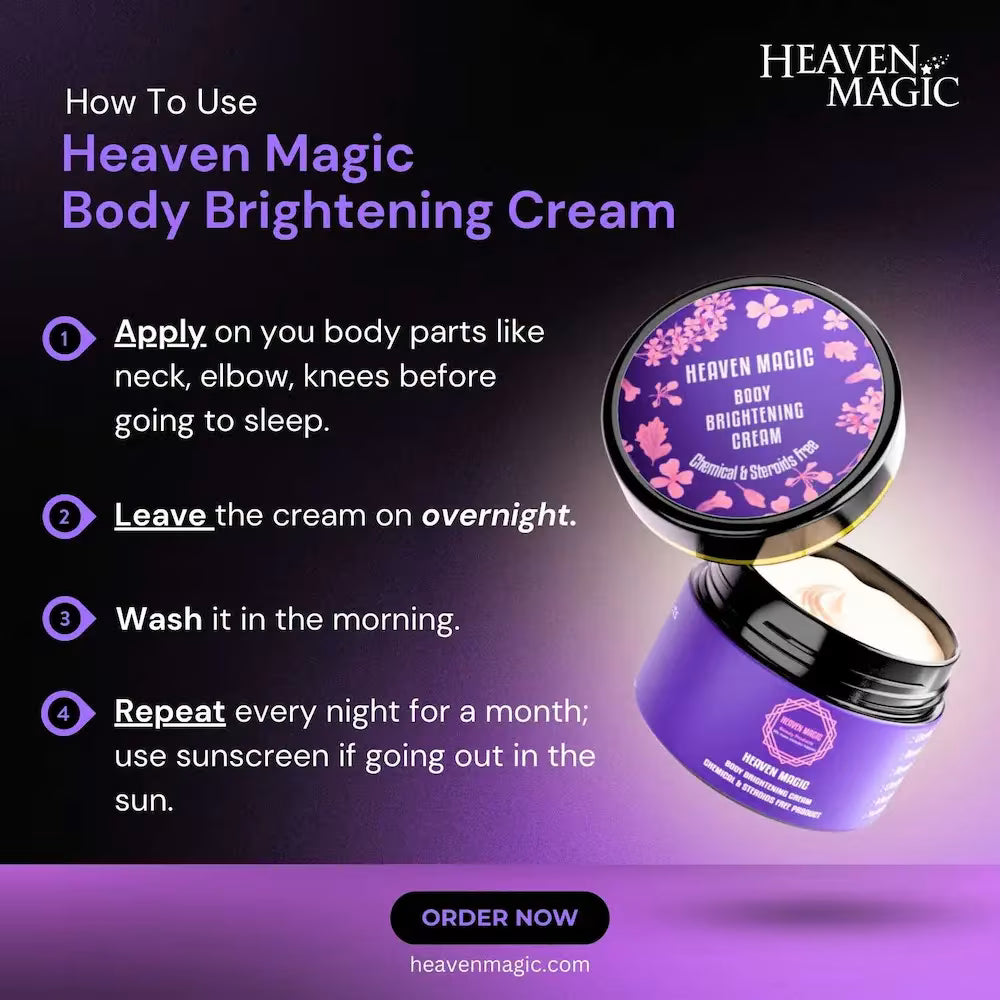Heaven Magic – Body Brightening Cream – 120 gm