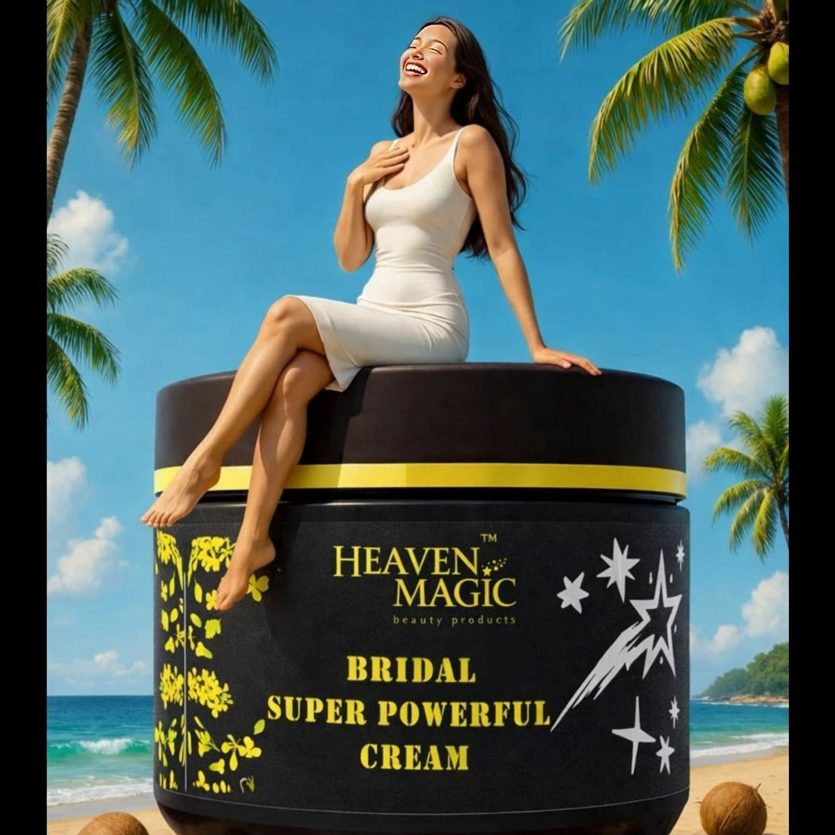 2 Pcs Combo Offer Heaven Magic Bridal Super Powerful Cream for Face