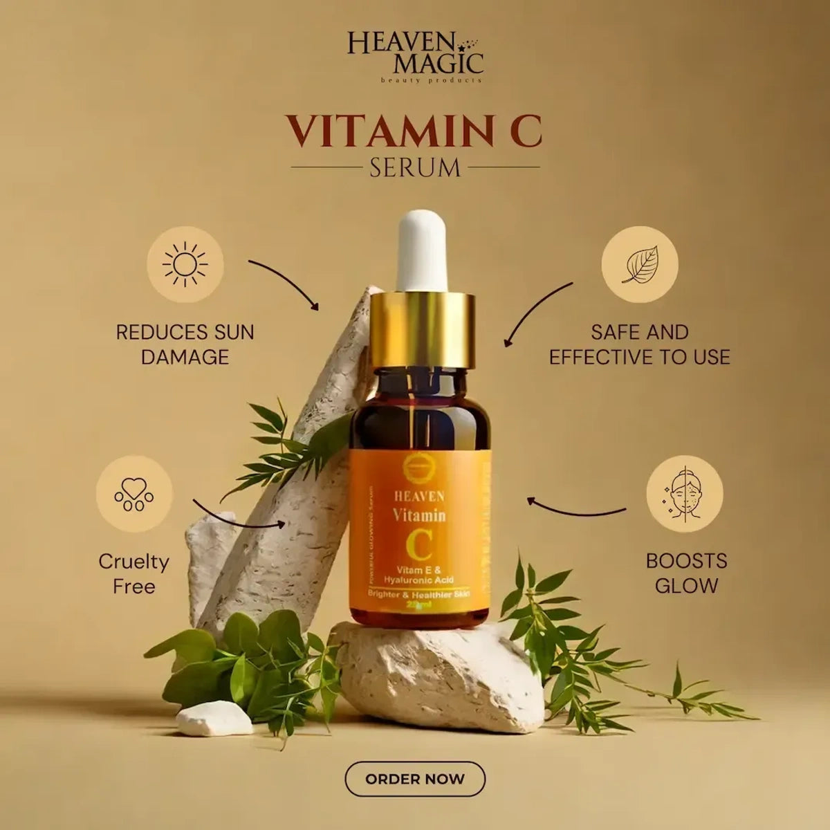 Heaven Magic – Vitamin C Serum – 25 ml – Brighter and Healthier Skin
